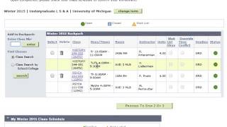 Wolverine Access How to Add a Class