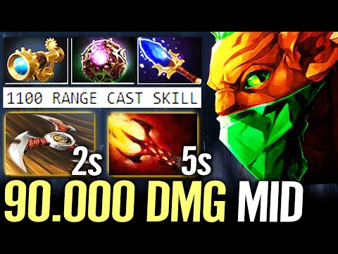 🔥 90.000 DMG Bounty Hunter WTF Nuker MID — 1100 Cast Range Shukiren + Dagon Magic Burst Dota 2 Pro