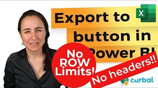 Export data from Power BI - No limits -No headers