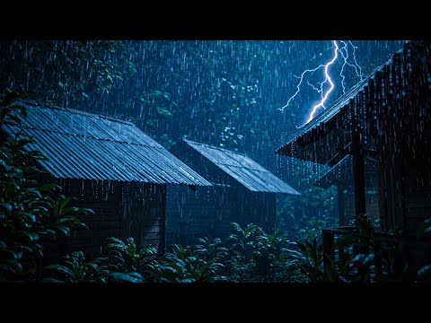 Soothing Relaxing Rain Sounds For Stress Relief - Peaceful In Foggy Forest, Rain Sound Natural