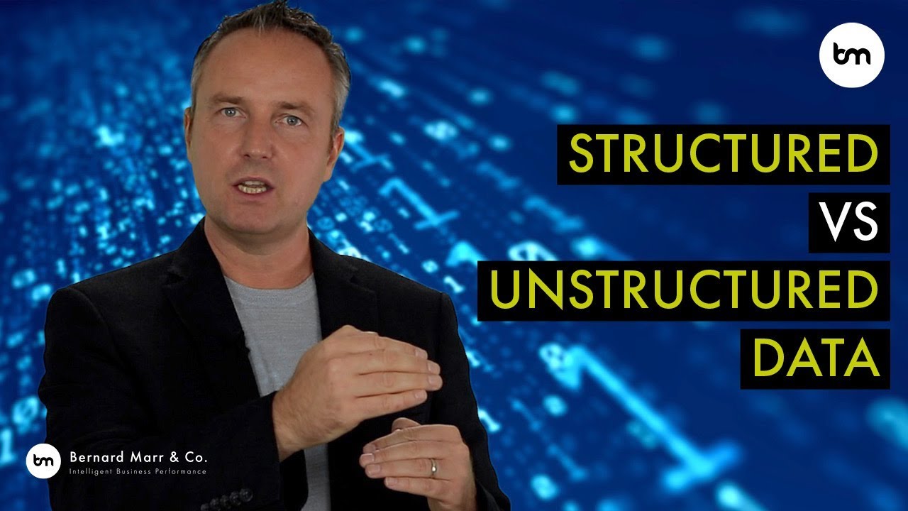 What is the difference between structured and unstructured data