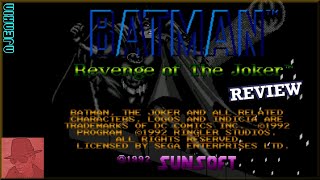 Batman : Revenge of the Joker - SEGA Genesis / Mega Drive - with Commentary !!