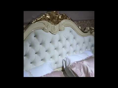 Шкаф 4-х дв.  "Джованни" (МДФ) (Крем Глянец/Патина/Лак/Зеркало) UgEn