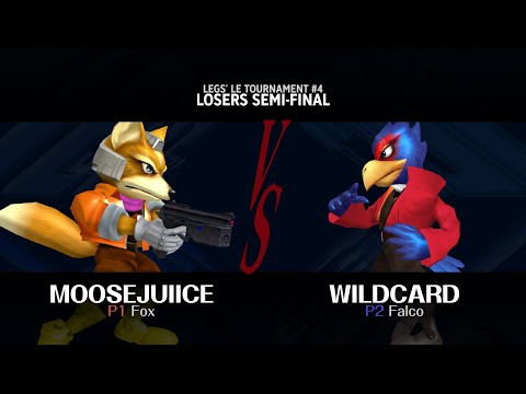 MooseJuiice (Fox/Falco) Vs WildCard (Falco) - Losers Semi Final - LLT #4