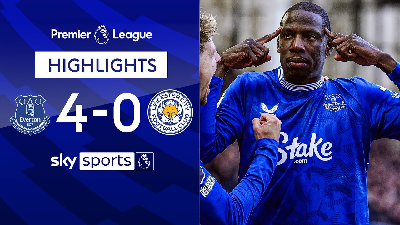 Doucoure scores after 10 seconds as Everton score FOUR! | Everton 4-0 Leicester | EPL highlights