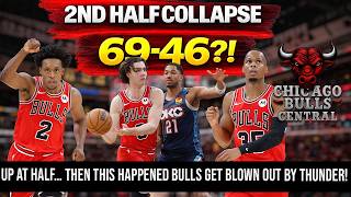 Up at Half… Then THIS Happened 😳 Bulls Get Blown Out by Thunder!