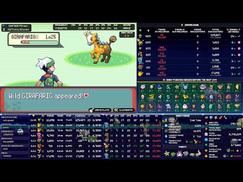 🔴 24/7 ✨ Shiny Pokémon Bot - Emerald | !faq !target !guide !clips !download !bingo