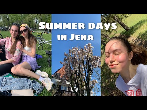 Summer days in Jena🌞🌿🌺jogging, doing sport, meeting with friends🌝