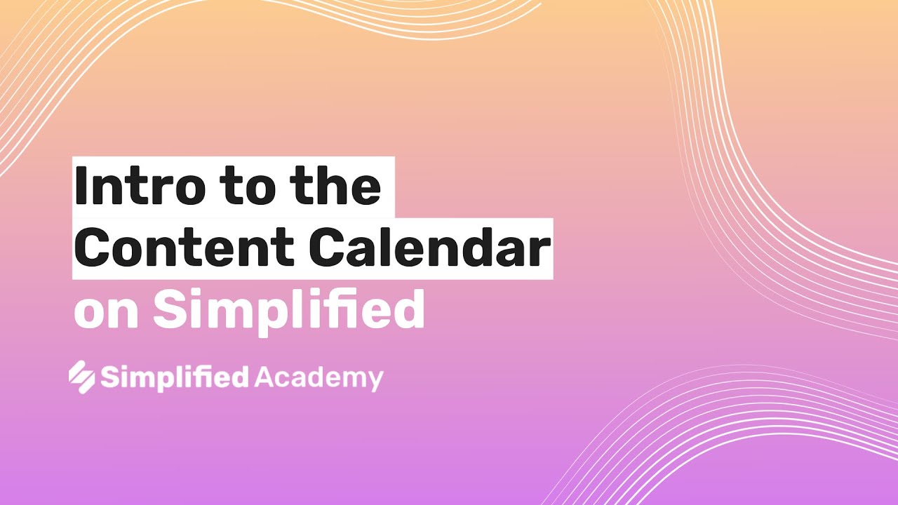 Social media overview: calendar, planner & analytics