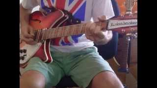 The Jam: &quot;Tonight at Noon&quot; (solo guitar) 2015 Rickenbacker 1993 Plus &amp; &#39;63 Gibson Skylark amp