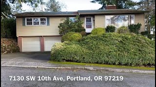 For Rent: 7130 SW 10th Ave, Portland, OR 97219