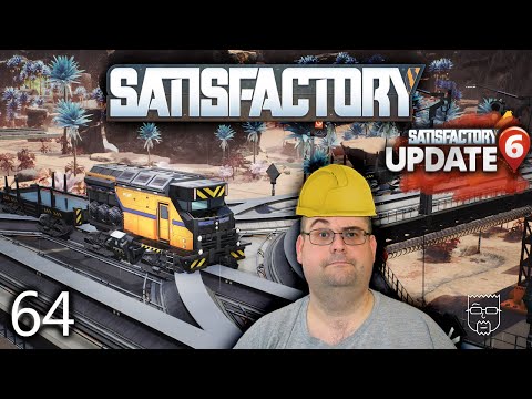 Working out a train network - Satisfactory - day 64 - Update 4/5/6 from the start