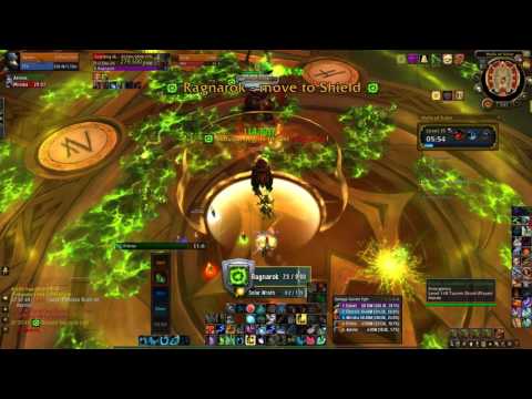 Realm First Mythic+ 15 Halls of Valor Skovald/Odyn Fight - Resto Druid Perspective