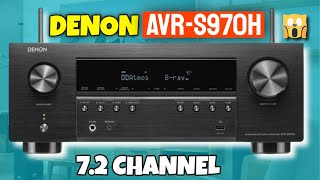 Video thumbnail for 7 Channel Receiver - Denon AVR-S970H 8K Ultra HD 7.2 Channel AV Receiver Review by TECHATOP