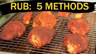 How to Apply Dry Rub  |  Pork Chicken Ribs Wings Chops Steak Meat Tofu