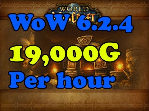 WoW 6.2.4 Gold Guide 19,000G Per Hour in Zul'Farrak | WoD