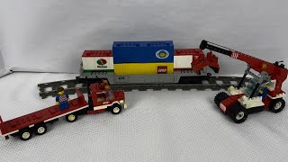 YouTube thumbnail: Lego 4549 Container Double Stack Review and Instructions