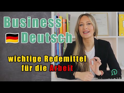 Business 🇩🇪Deutsch 👩🏼‍💻 - Erweitere deinen Wortschatz für den Arbeitsplatz