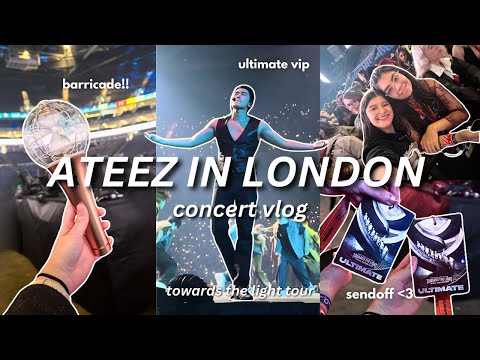 VIENDO A ATEEZ EN LONDRES | toward the light europe atiny vlog *ultimate vip, barricade, despedida*