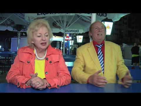 Ingrid und Klaus mit Markus Becker in der Partyhütte in Bulgarien 🍻 Animus Travel 🏴