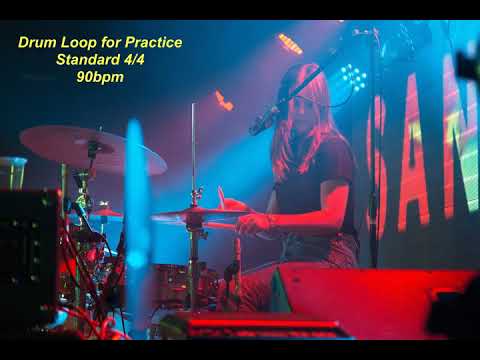 Drum Loop for music learners - 4/4 - 90bpm