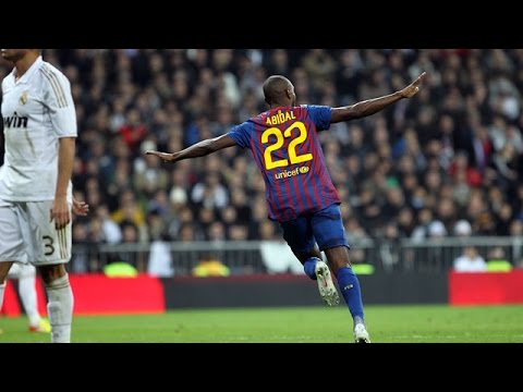 Gol de Abidal al Real Madrid [RMA 1 - FCB 2]