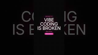 Vibe Coding Is Broken. BMAD Fixes It. #shorts