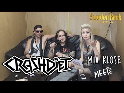 CrashDiet interview at Sweden Rock Festival 2018 w Mia Klose