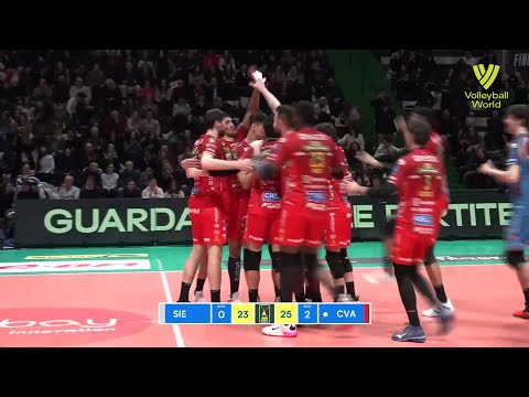 Emma Villas Aubay Siena vs. Cucine Lube Civitanova - FIVB - SuperLega - Match Highlights