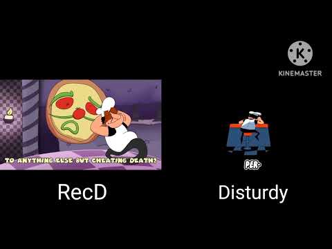 Pizza Tower - Pillar John's Revenge with Lyrics (@recorderdude  VS @DisturdyYT)