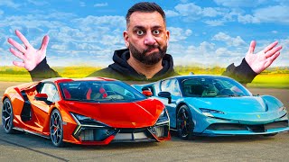 Revuelto vS Ferrari SF90 | @carwow Reaction