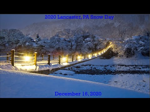 2020 Lancaster, PA Snow Day (December 16, 2020)