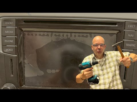 VW Navi MIB STD2 Discover Media Blasen auf dem Display Reparatur