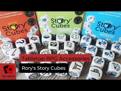 Tabletop RPG Accessories | Rory's Story Cubes (Classic, Voyages, and Actions)