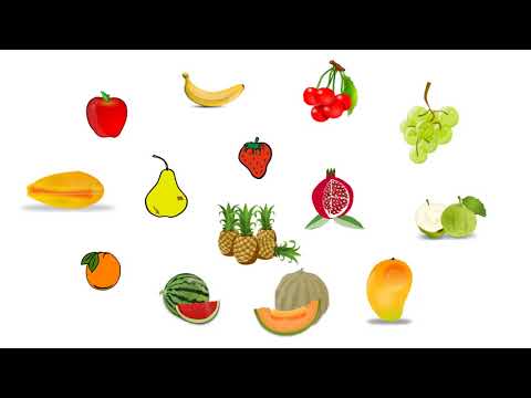 Learn Fruits Names in English/Hindi for Kids