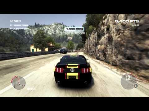 GRID 2 PC Gameplay [HD] - Ford Mustang Boss 302 Overtake Event in Cote D'Azur