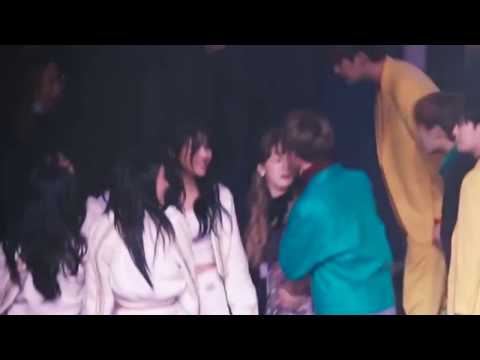 [Taeyeon, Shinee Minho, AOA] Greeting+Hug AOA and Minho