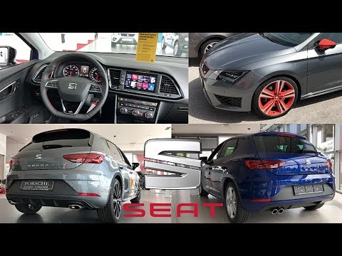 Seat Leon Cupra vs FR vs FR ST 2018 - review and comparison in 4K