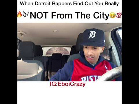 When Detroit Rappers Find Out You Really NOT From The City