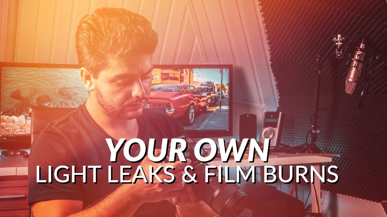 How To Create Your Own Film Burns Light Leaks or Lens Flares With Your Camera
