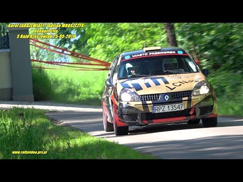 Karol ZARDZEWIAŁY / Adrian MROSZCZYK - Renault Clio - 5 Rajd Rzeszowiak 25-05-2019