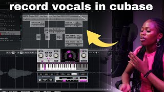 How to record vocals in Cubase step by step tutorial