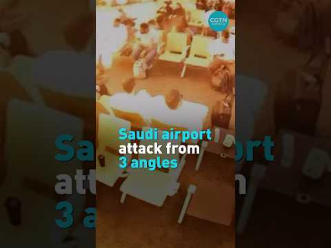 Saudi airport attack from 3 angles