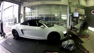 preview picture of video 'Mega Speed Audi R8 Spider V10 Capristo Exhaust + Chiptuning → 590 PS und 605 Nm'