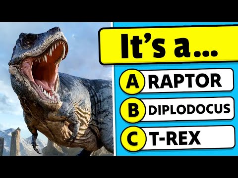 Can You Guess The Dinosaur? 🦖🌋✅ | Dinosaurs Quiz