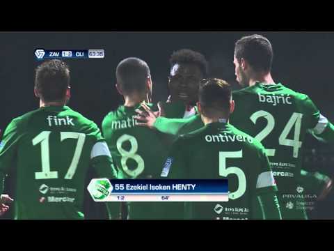 20. krog: Zavrč - Olimpija 1:2, Prva liga Telekom Slovenije 2015/16