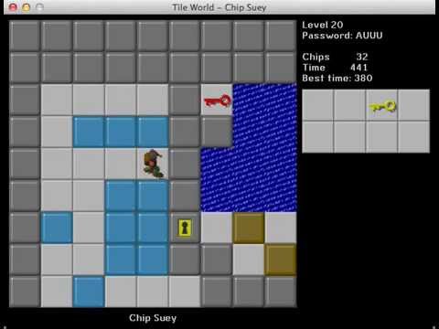 CCLP1 level 20 solution - 380 seconds
