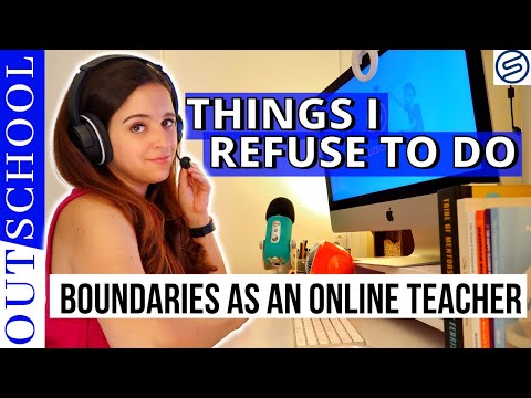✅ 5 Things I WON'T Do As An OutSchool Teacher → Online Teacher Boundaries & Lessons Learned