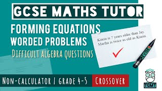 Difficult Worded Equations for Paper 1 Non Calculator | Crossover GCSE Maths 14th May 2026 | REVISE9