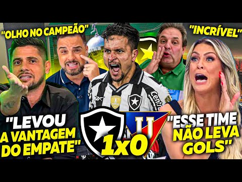 MÍDIA PAULISTA se RENDE a VITÓRIA do BOTAFOGO na LIBERTADORES! "FAVORITO ao TÍTULO" BOTAFOGO 1x0 LDU